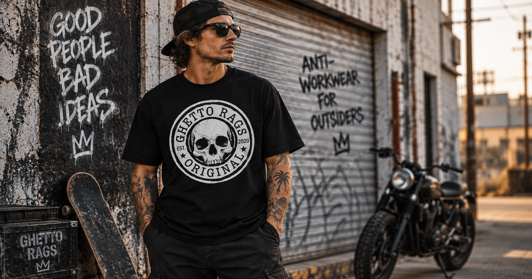 Latest Drop: The Ghetto Rags Chucks T-Shirt