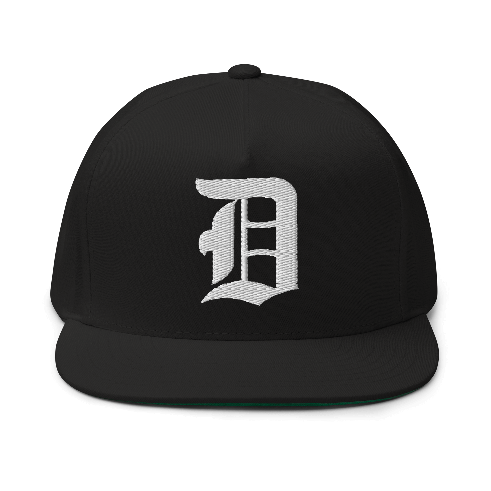Ghetto Rags Detroit Flat Bill Hat - Ghetto Rags