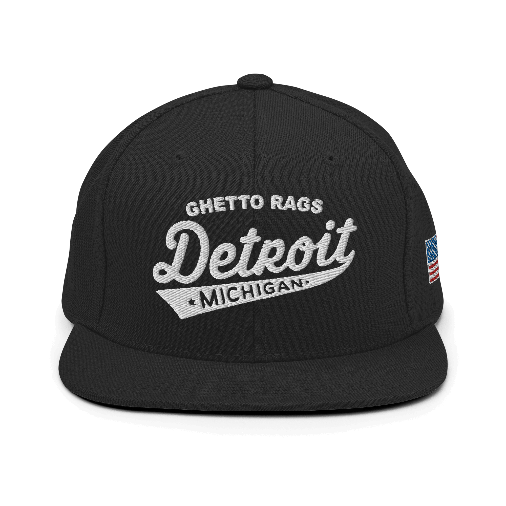 Ghetto Rags Detroit Snapback Hat - Ghetto Rags