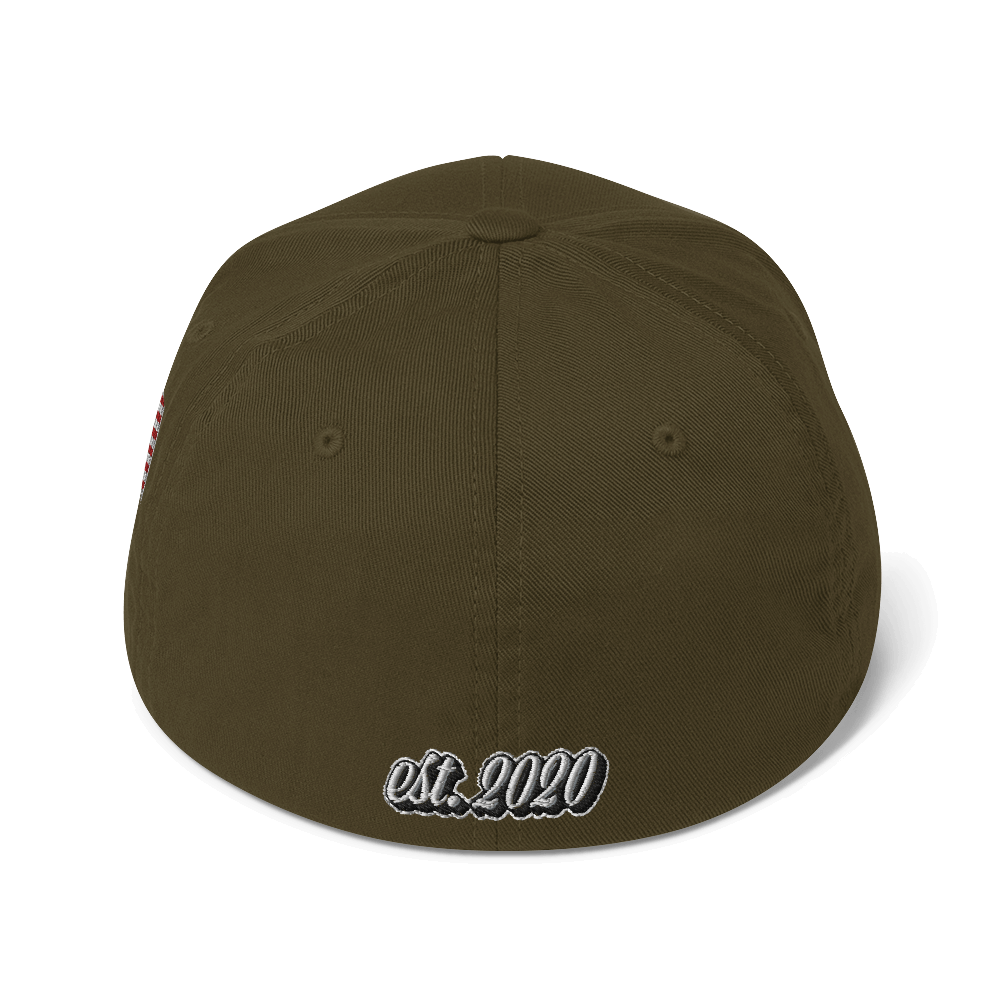 Ghetto Rags Script Flexfit Hat - Ghetto Rags