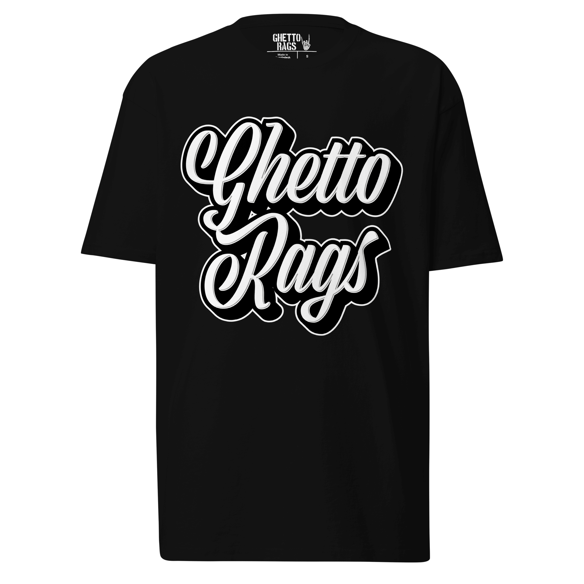 Ghetto Rags Script Logo - Ghetto Rags