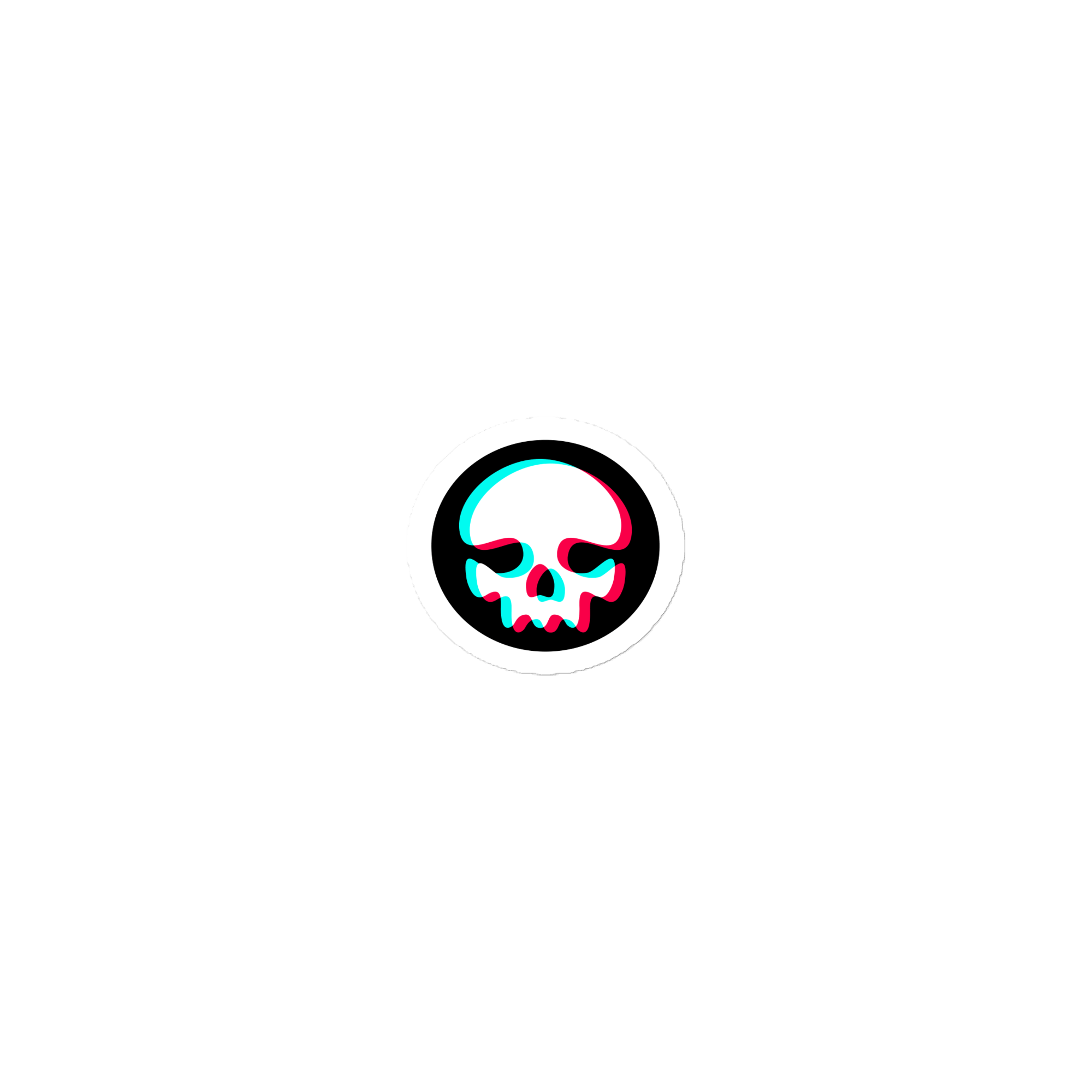 Ghetto Rags Skull Sticker - Ghetto Rags
