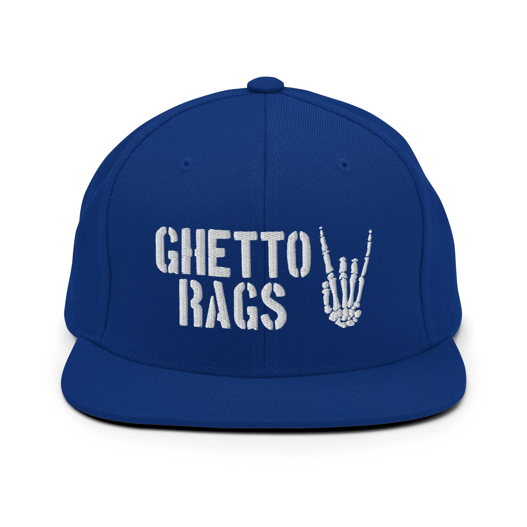 Bones Snapback Hat - Ghetto Rags