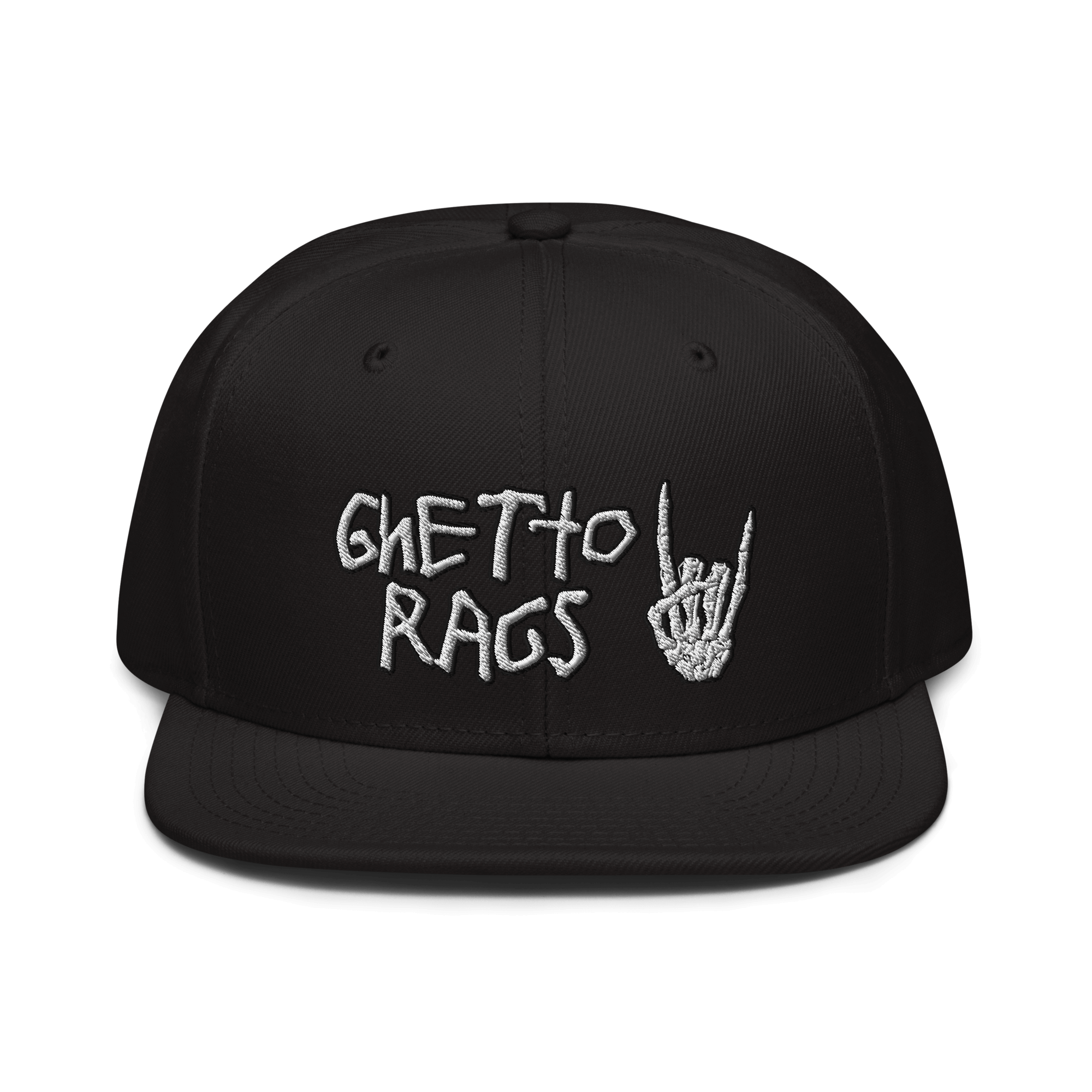 Ghetto Bones Snapback Hat - Ghetto Rags