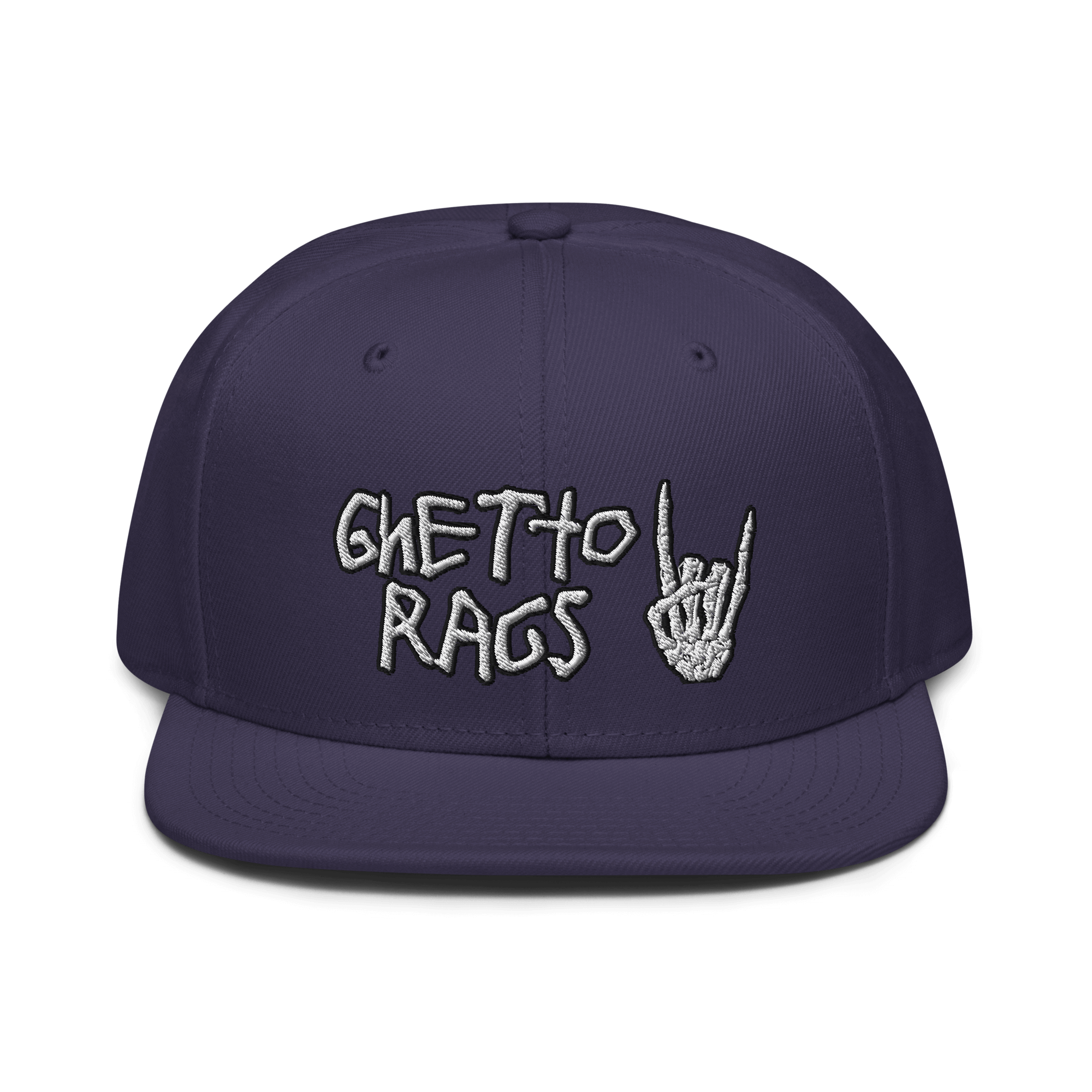 Ghetto Bones Snapback Hat - Ghetto Rags