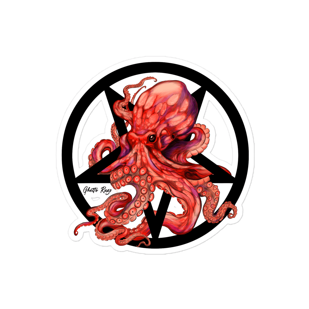 Ghetto Rags Octostar Stickers - Ghetto Rags