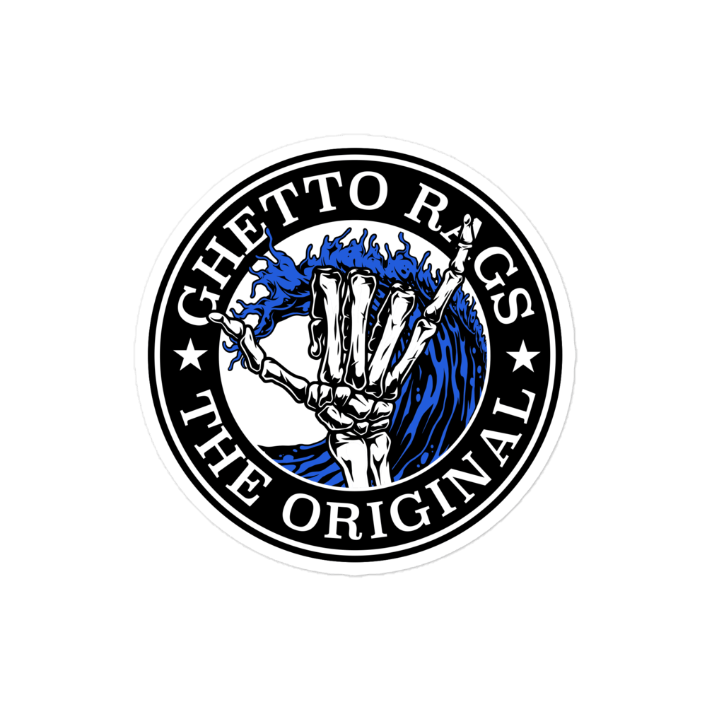 Shaka Sticker - Ghetto Rags