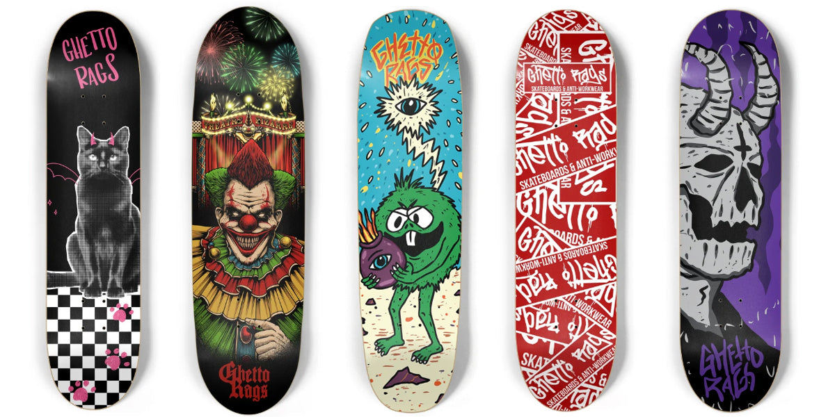 Ride or Die: The Grit, Art, and Attitude Behind Ghetto Rags Skateboard Decks