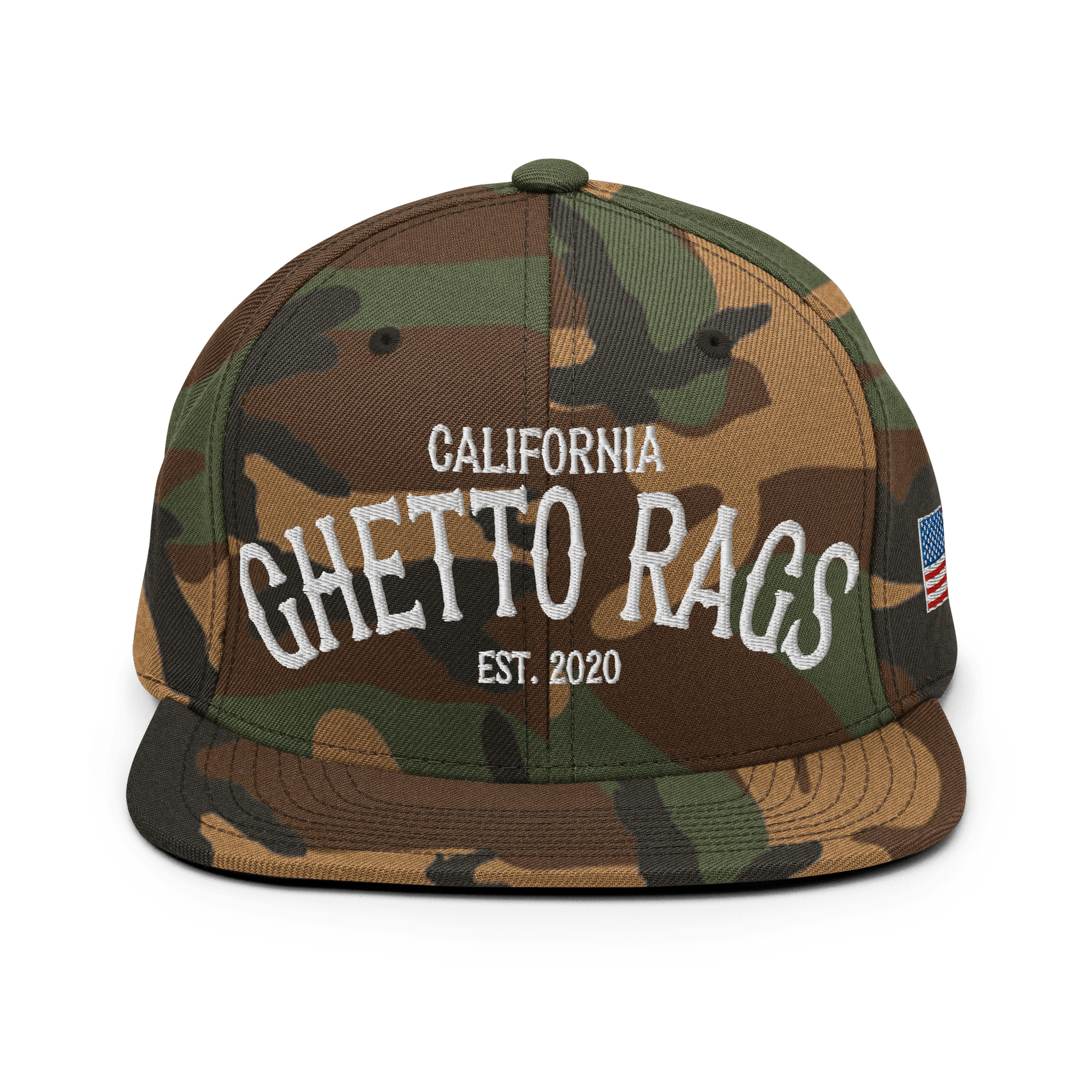 Cali Ghetto Rags Snapback Hat - Ghetto Rags