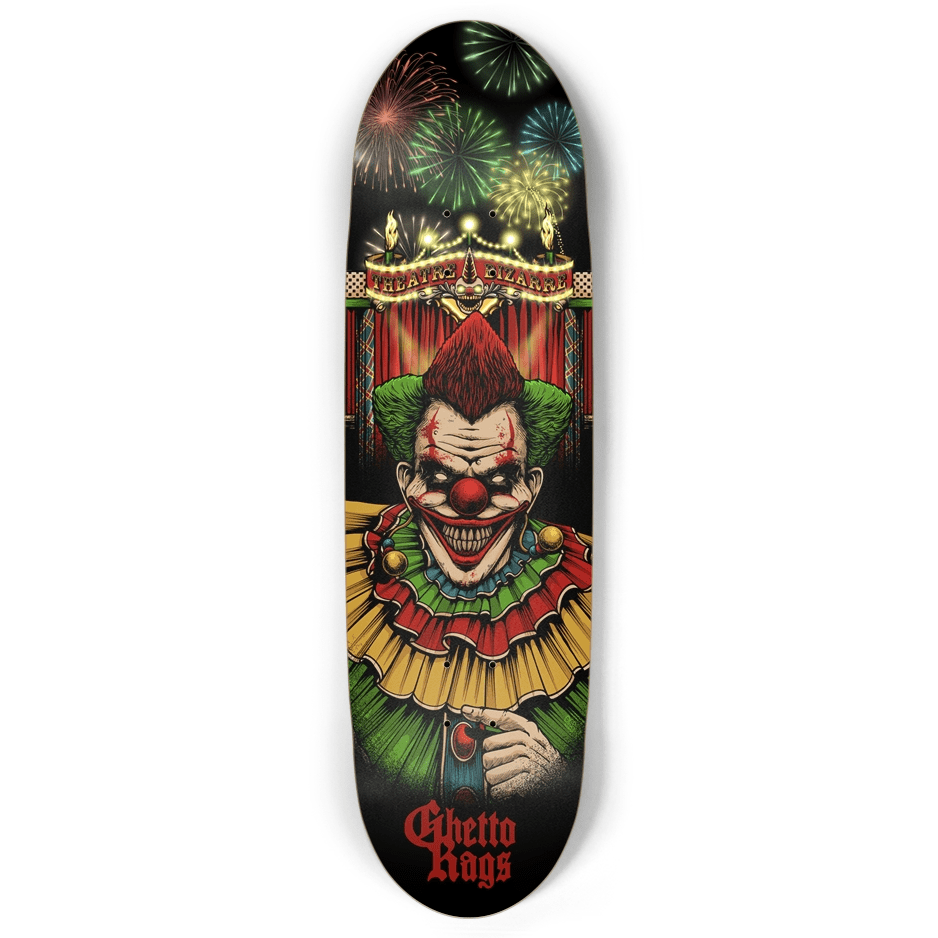 Dark Carnival Football Shape Deck - Ghetto Rags