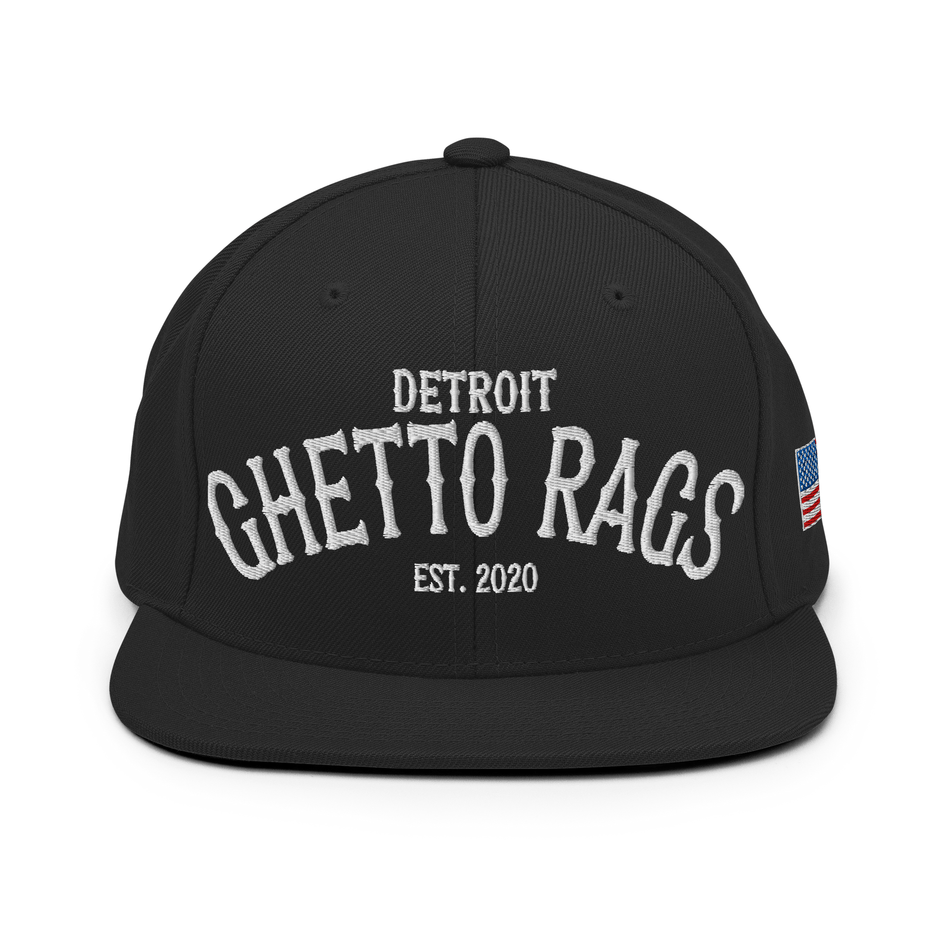 Detroit Ghetto Rags Snapback Hat - Ghetto Rags