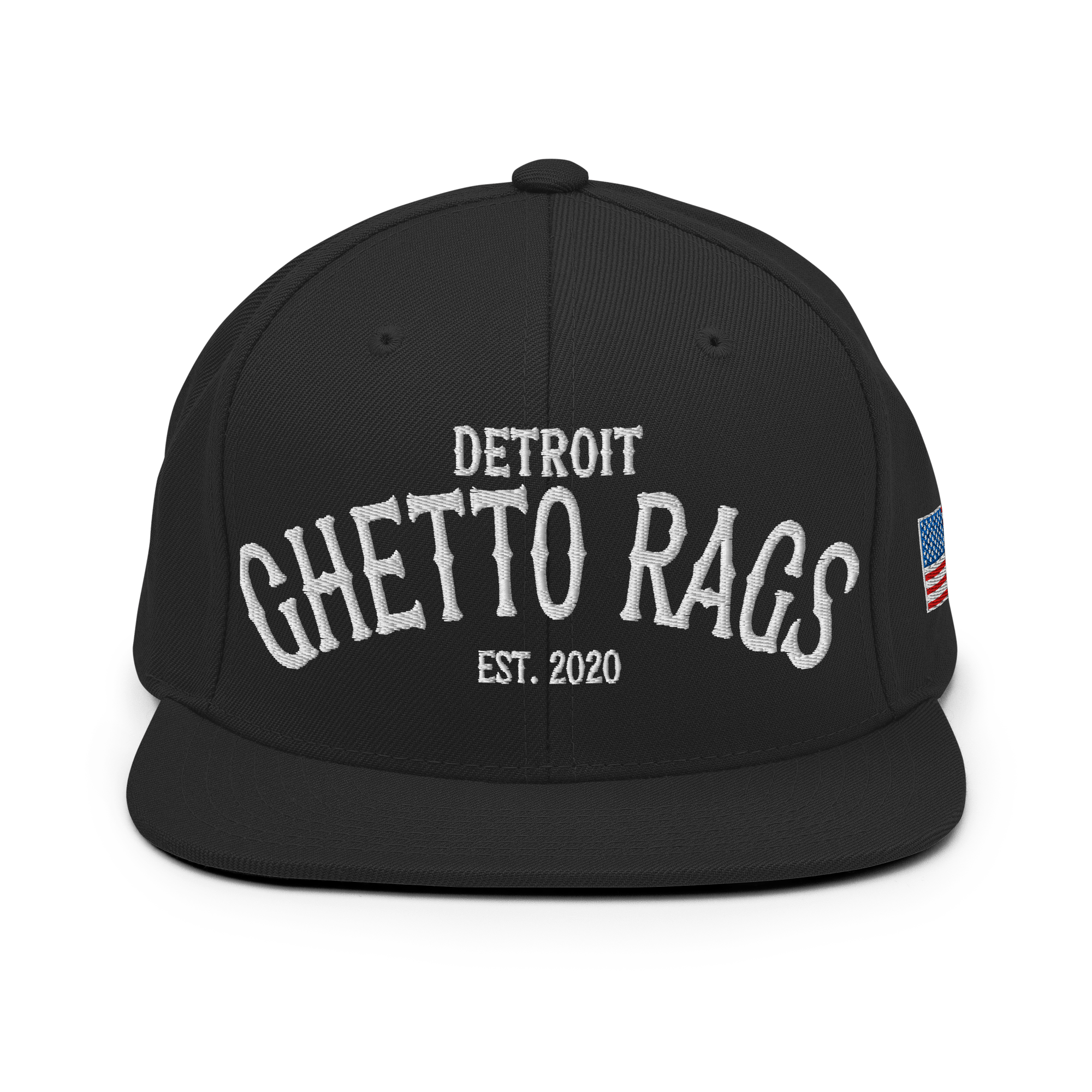 Detroit Ghetto Rags Snapback Hat - Ghetto Rags