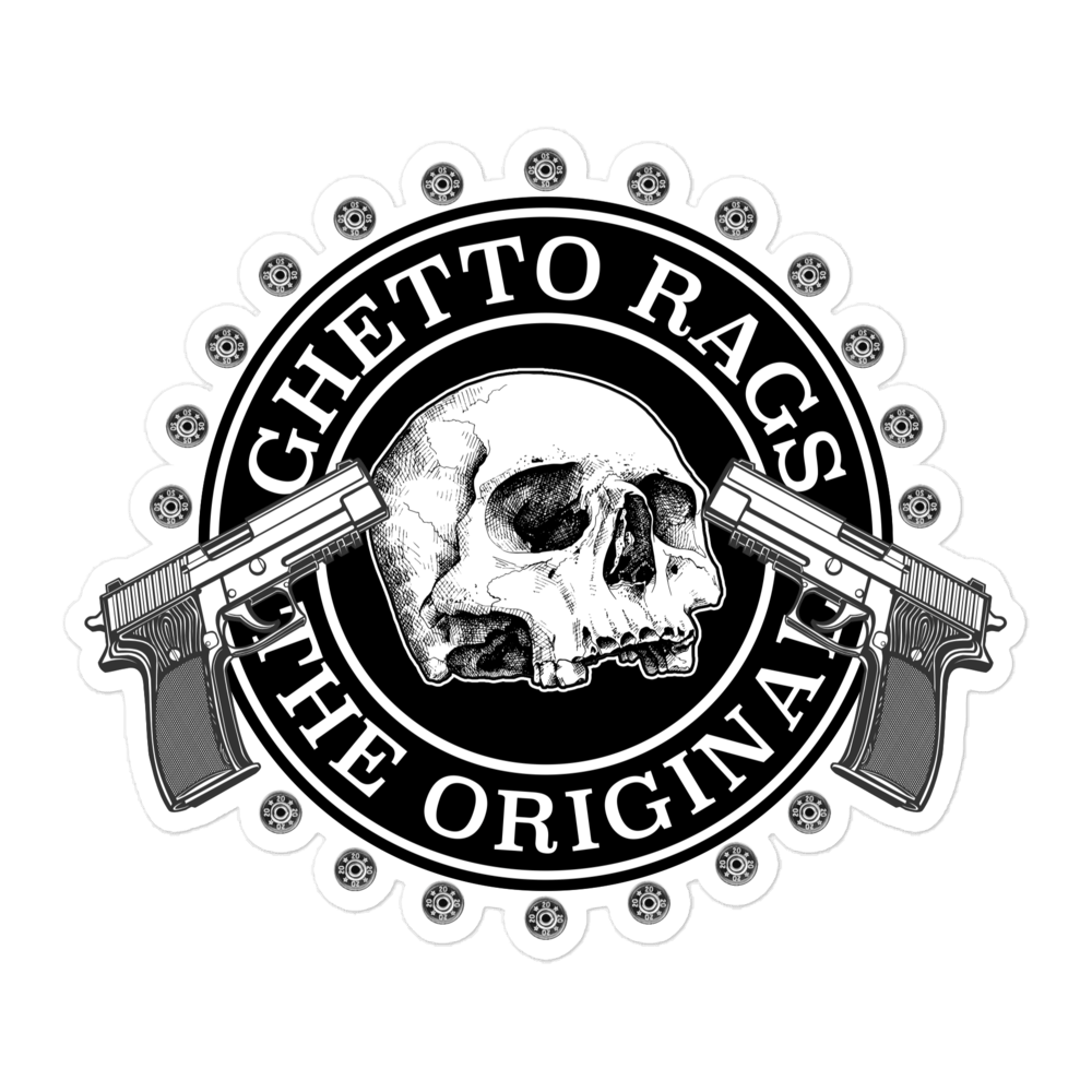 Ghetto Guns Sticker - Ghetto Rags