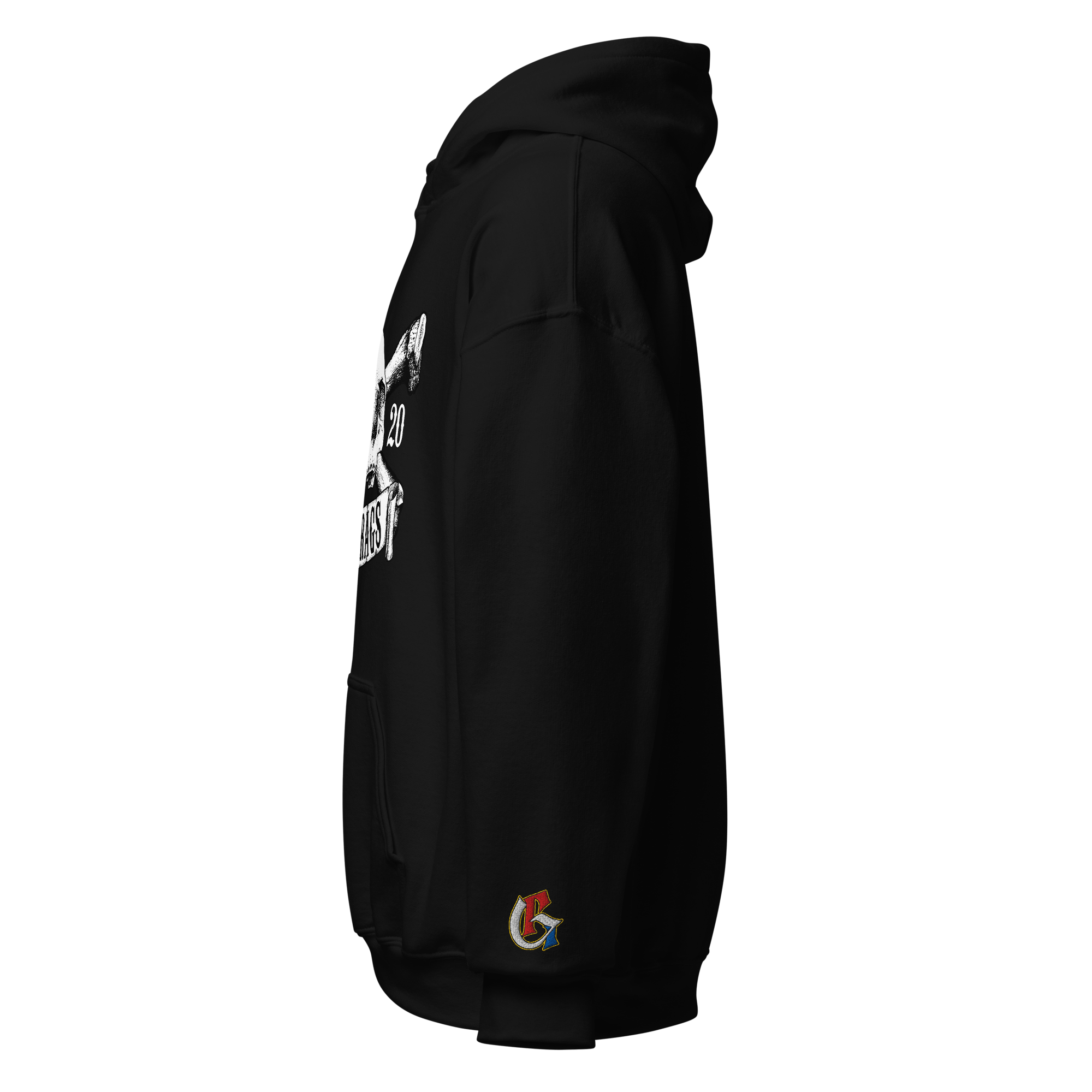 Ghetto Rags Crossbones Hoodie - Ghetto Rags
