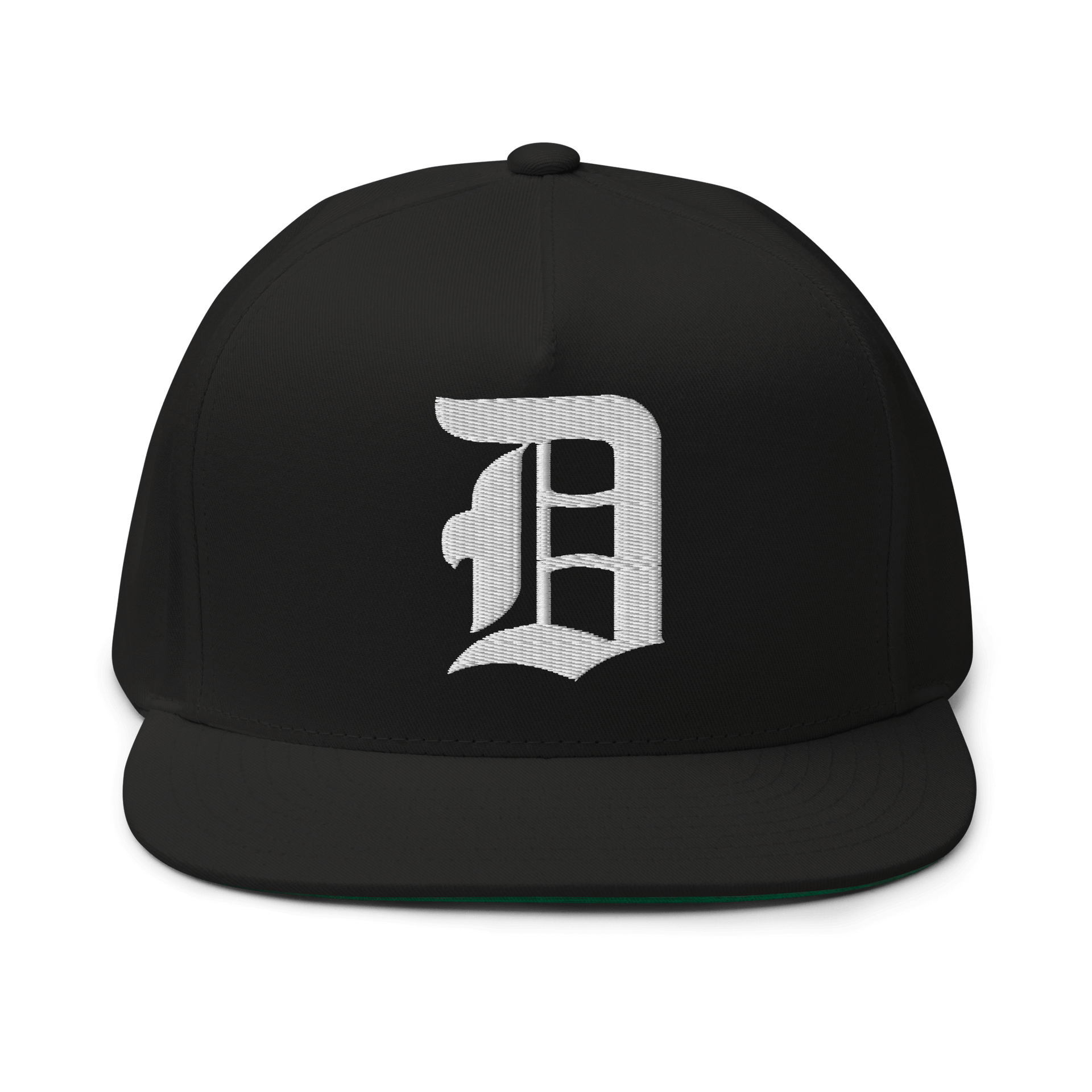 Ghetto Rags Detroit Flat Bill Hat - Ghetto Rags