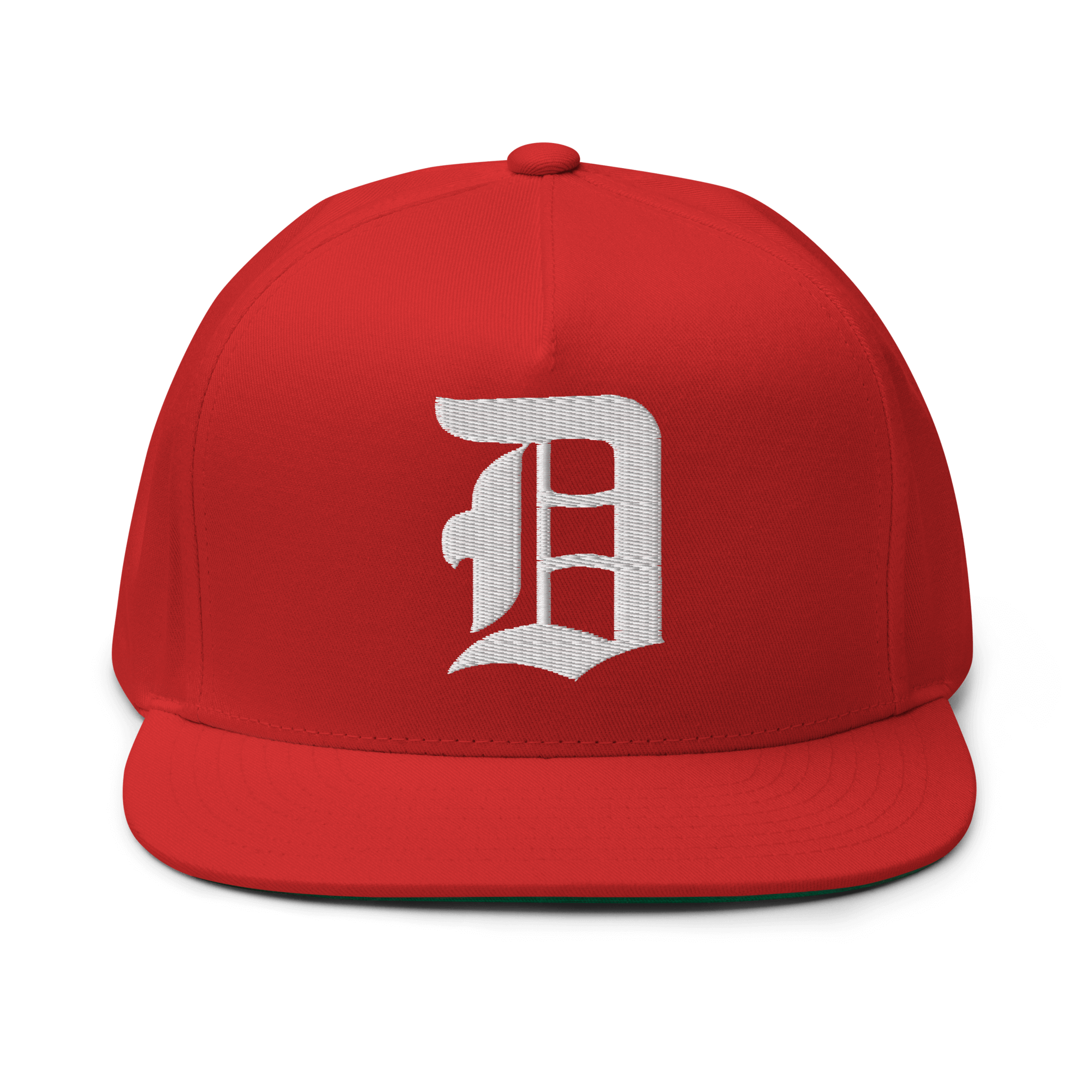 Ghetto Rags Detroit Flat Bill Hat - Ghetto Rags