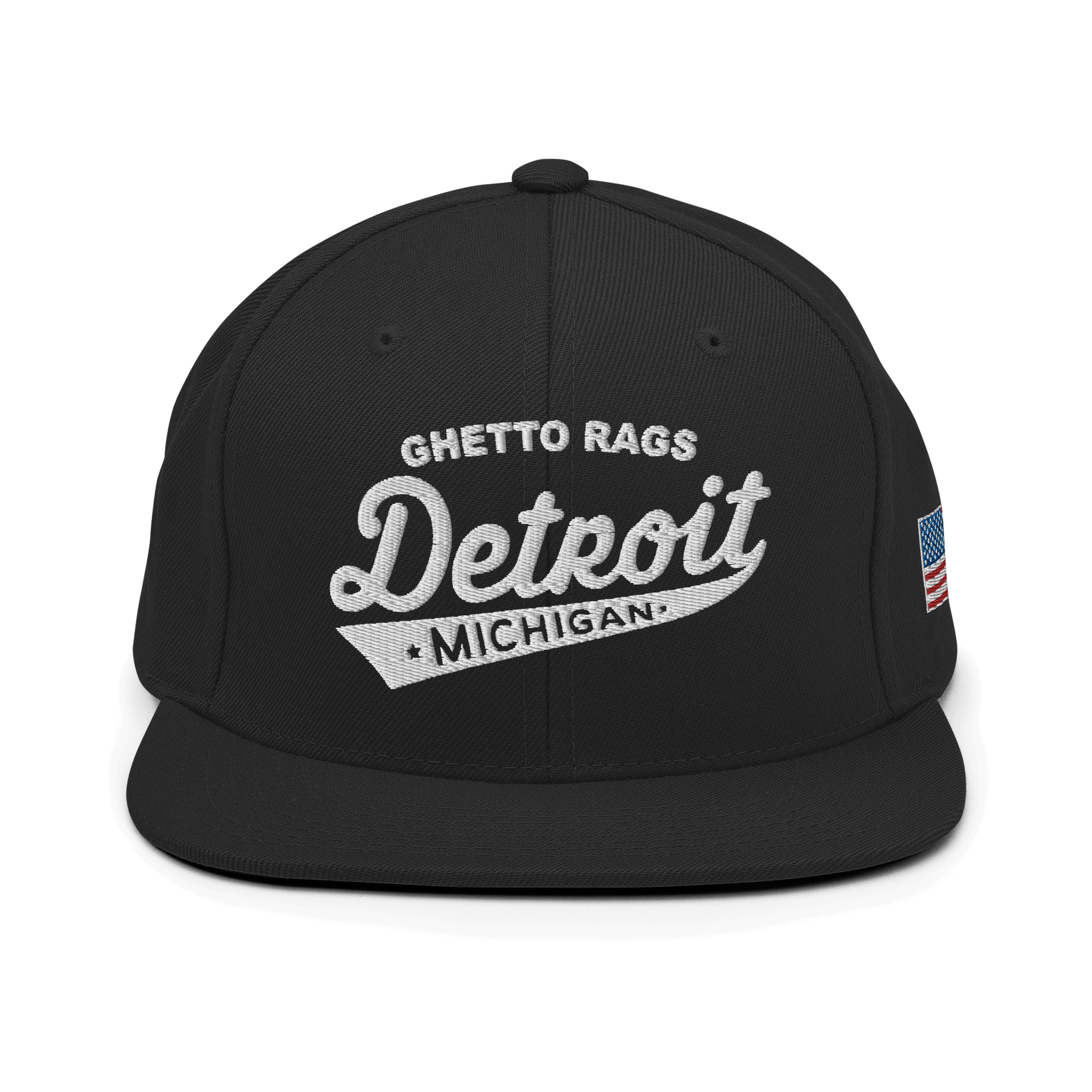 Ghetto Rags Detroit Snapback Hat - Ghetto Rags