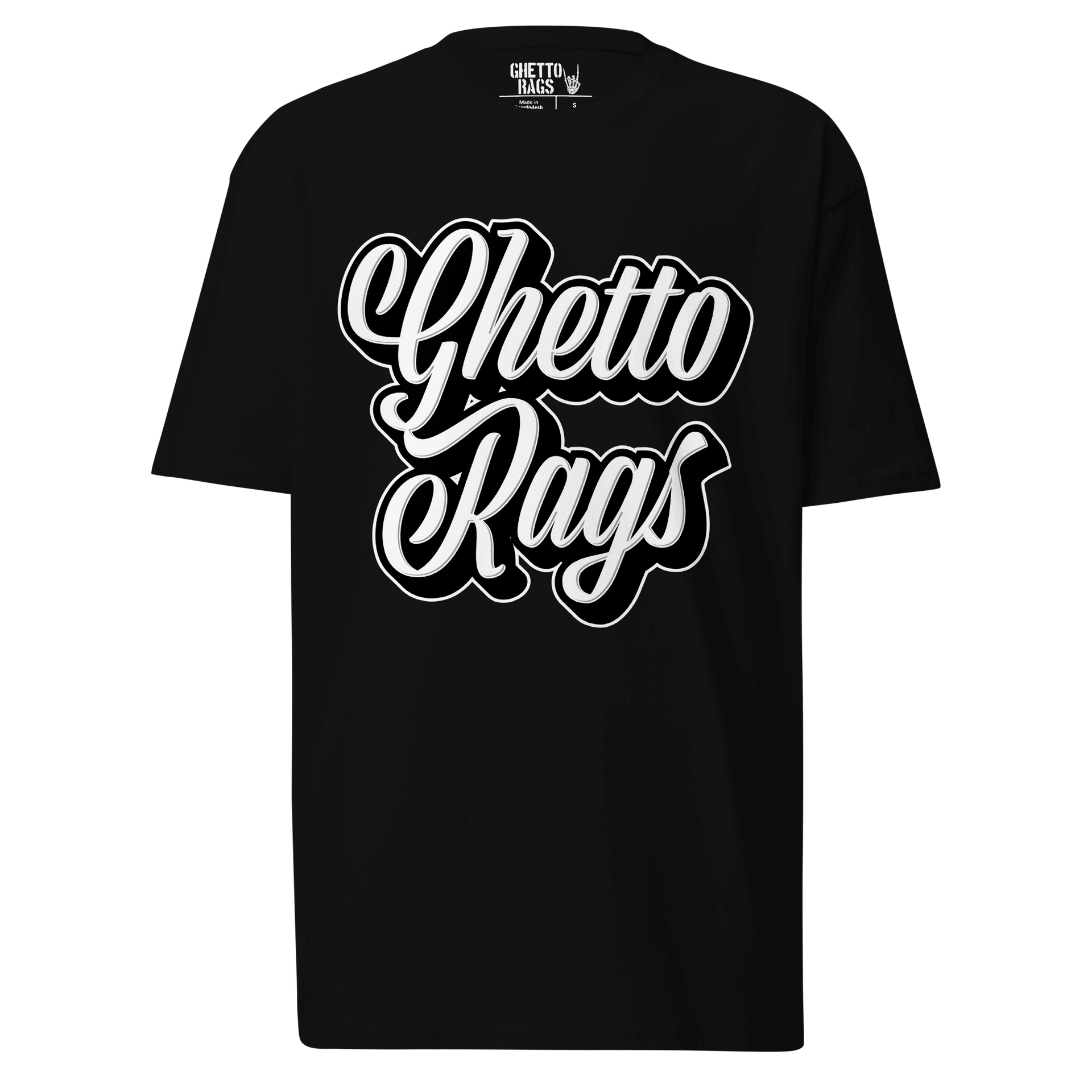 Ghetto Rags Script Logo - Ghetto Rags