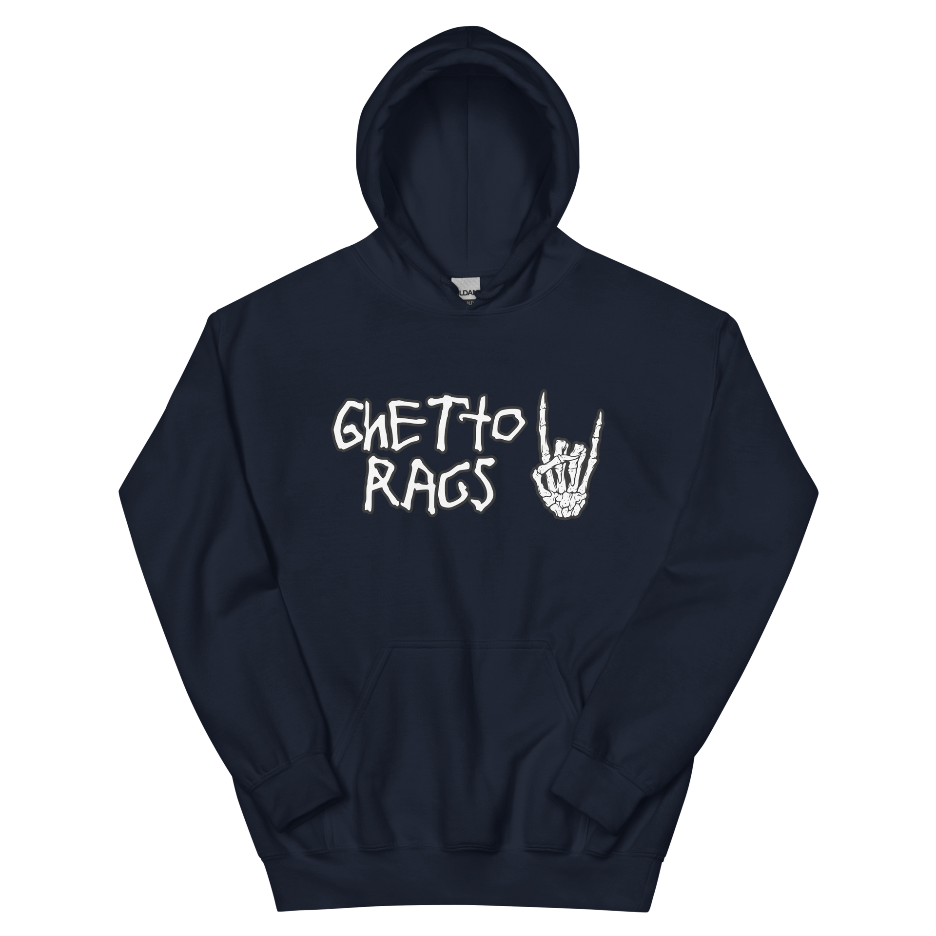 Ghetto Bones Hoodie - Ghetto Rags