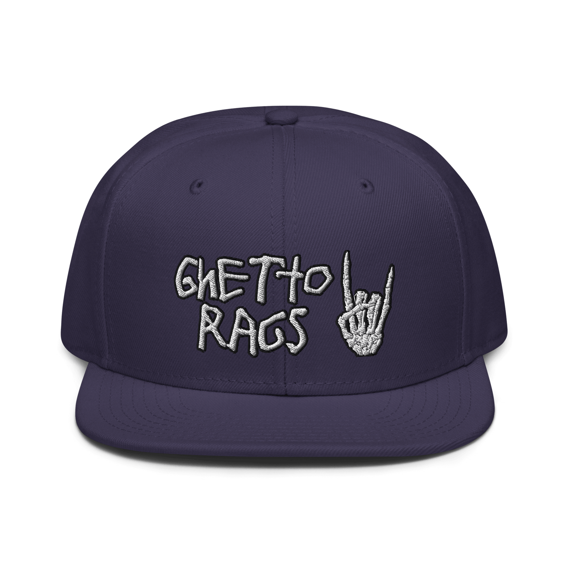 Ghetto Bones Snapback Hat - Ghetto Rags