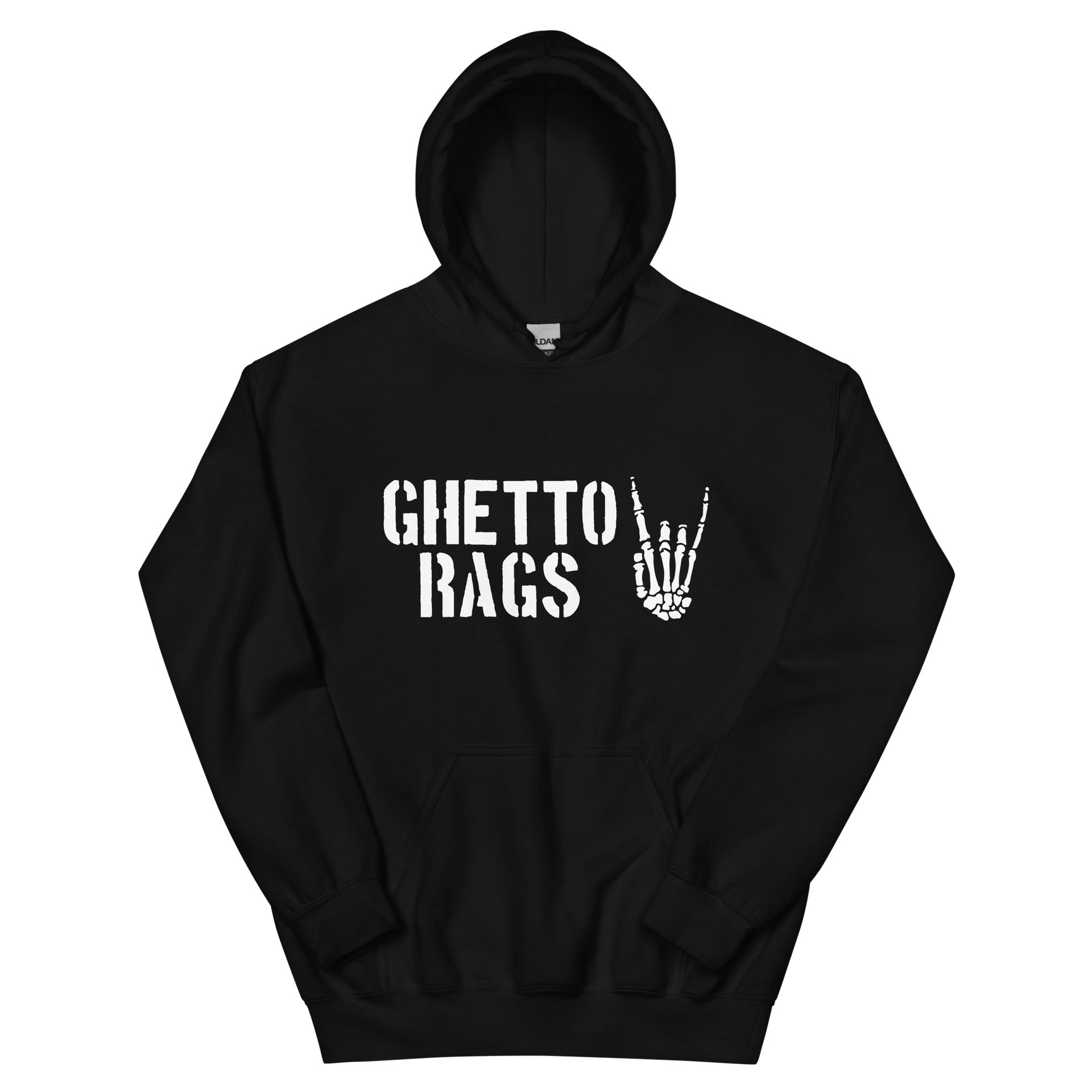 Ghetto Rags Stencil Hoodie - Ghetto Rags