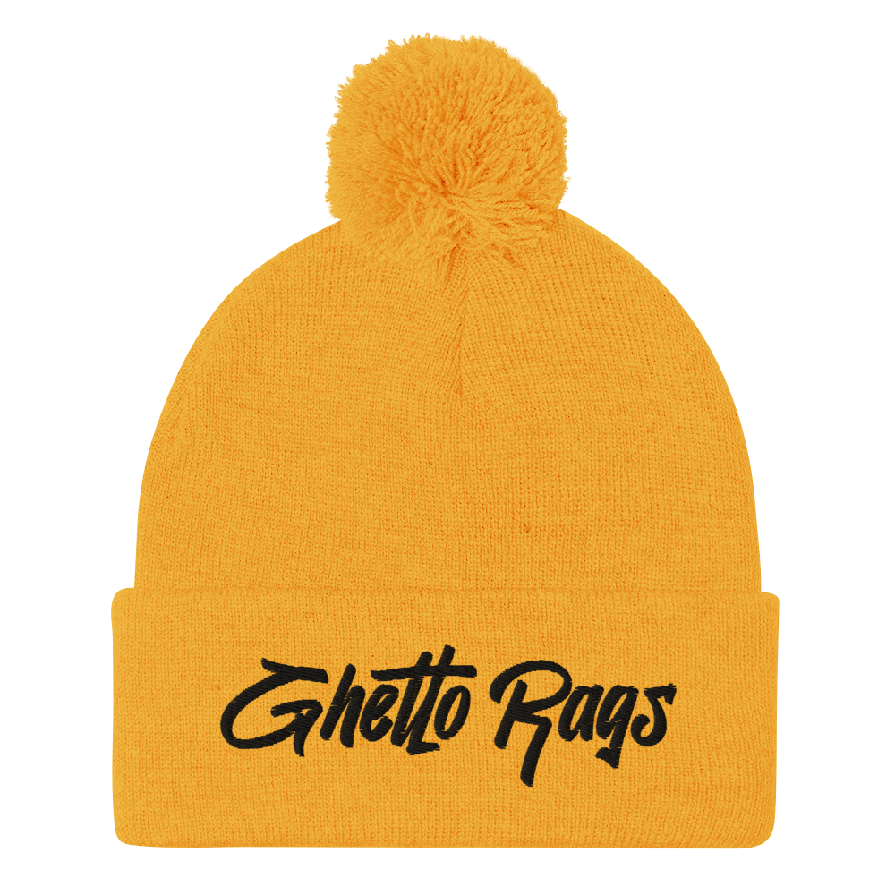 Ghetto Rags Letters Beanie