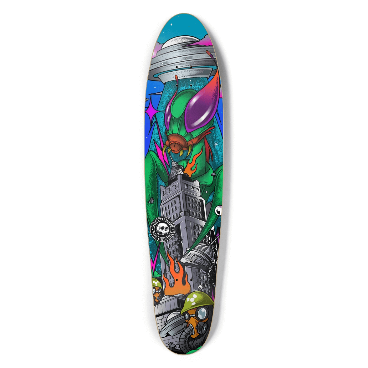 The Takeover Longboard - Ghetto Rags