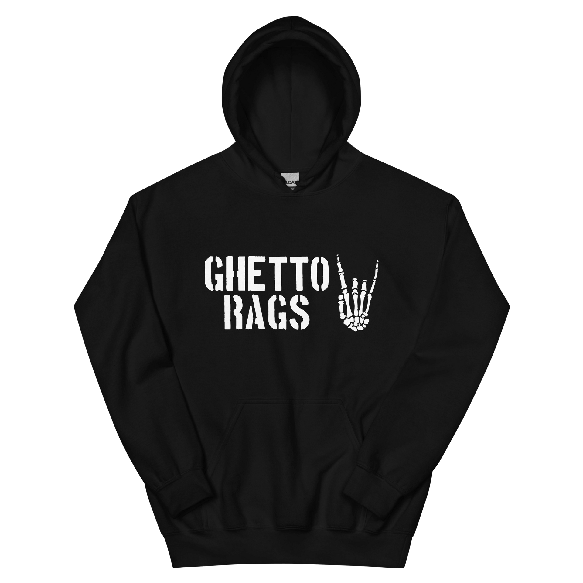 Ghetto Rags Stencil Hoodie